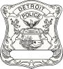 Detroit police department badge logo
