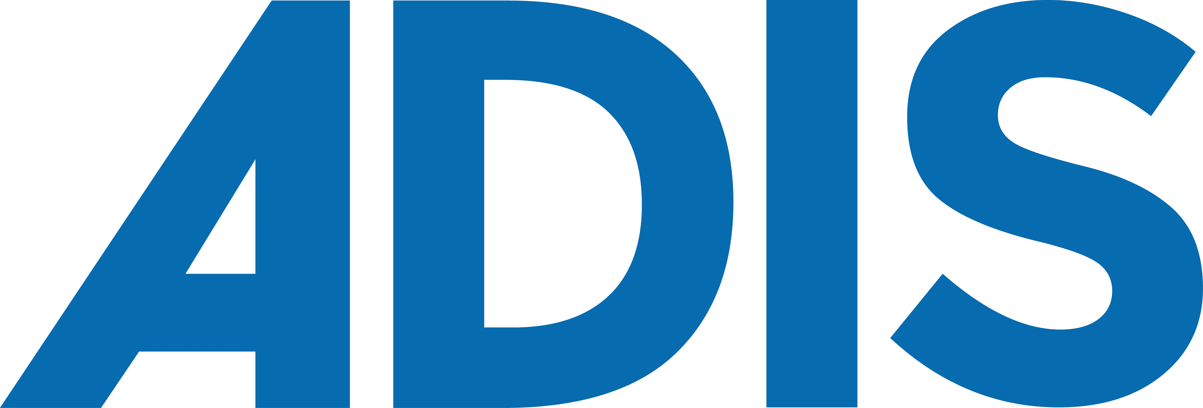 The word adis is written in blue on a white background