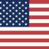A close up of an american flag with white stars on it