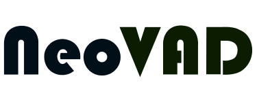 The word neovap is displayed on a black background
