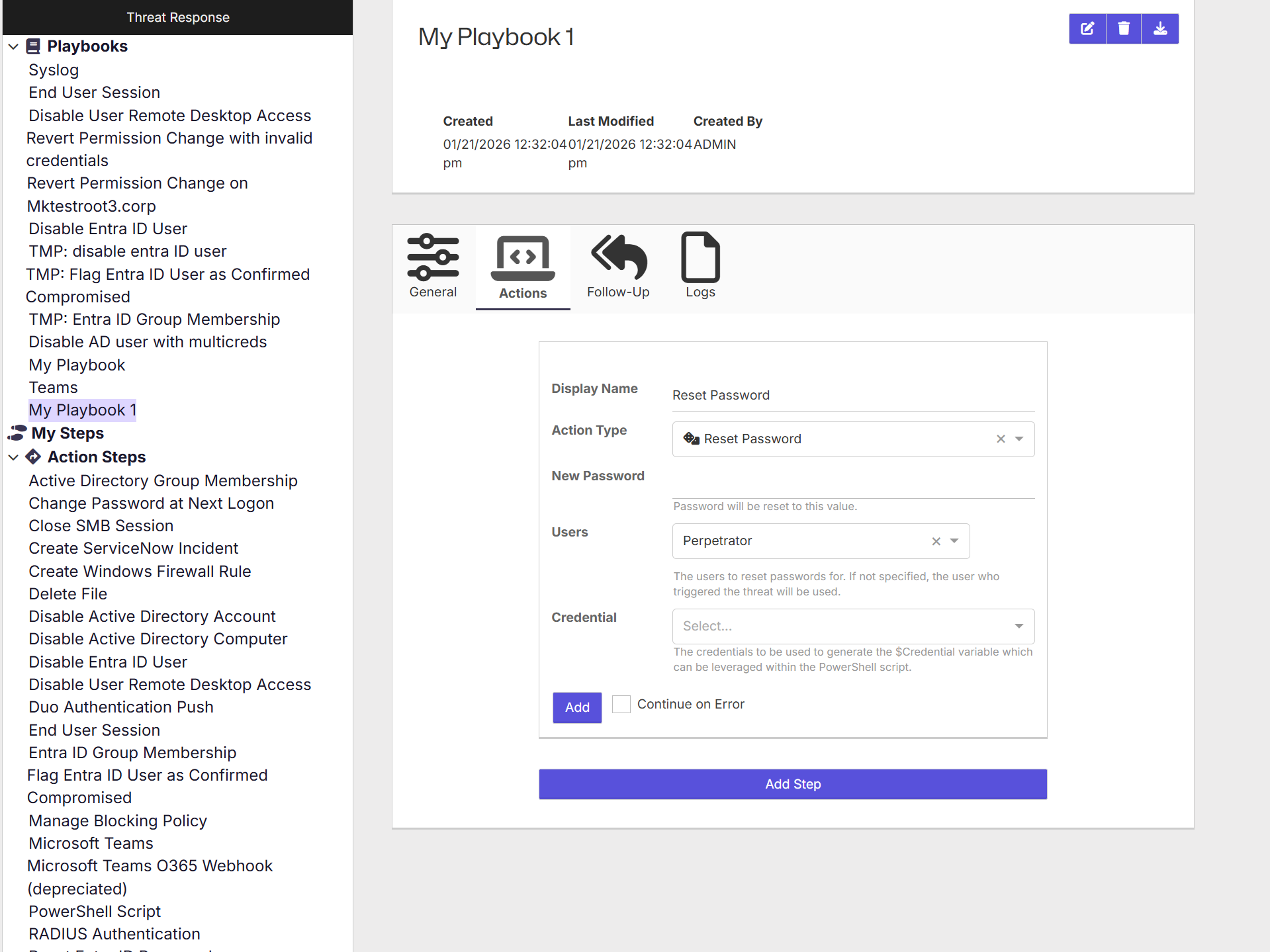 Respond to threats instantly