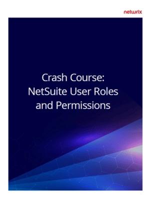 Netsuite access ebook