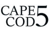 The word cape cod is on a black background