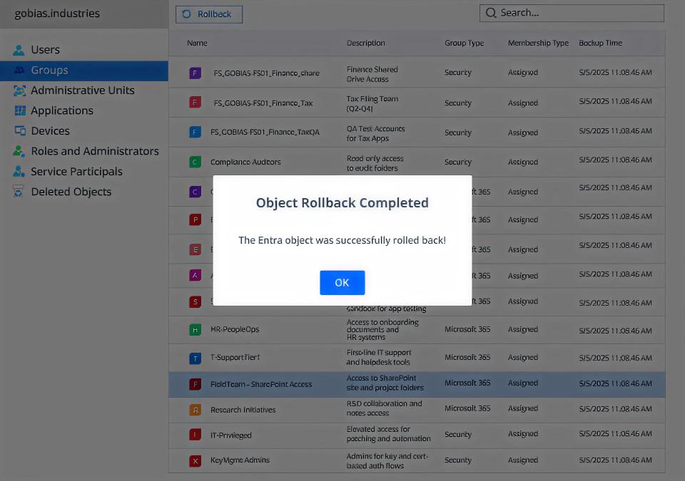 Minimize business disruption with fast ad recovery