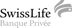 A black and white logo for banque prive
