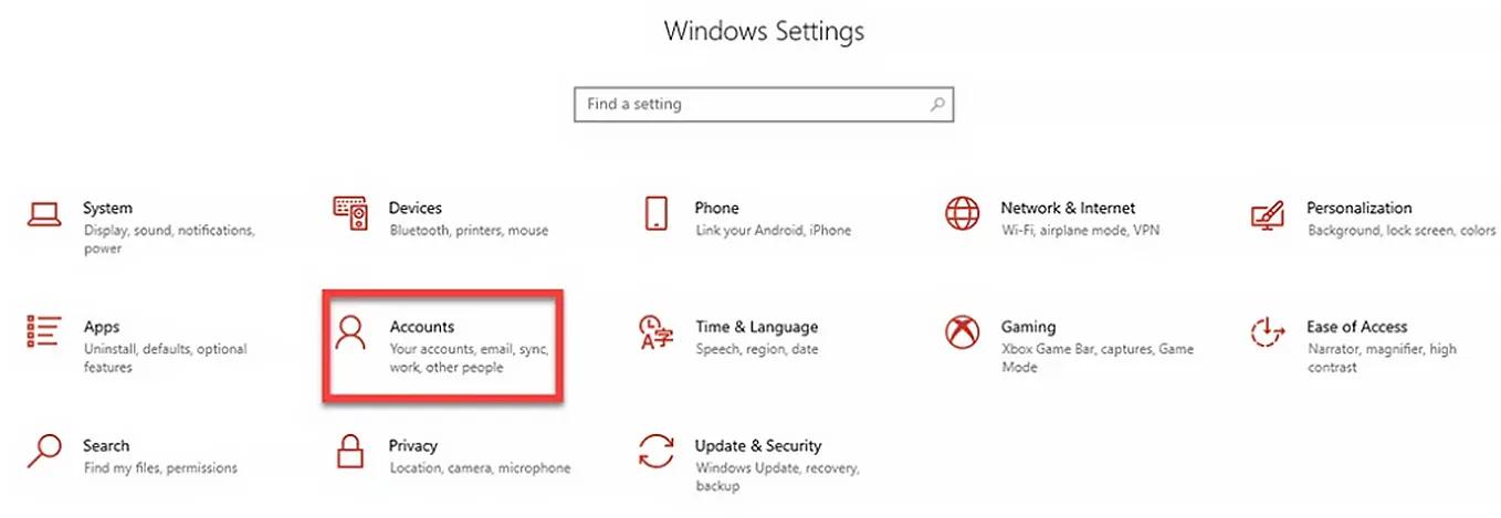 Option 2: Connect to the Domain through Windows Settings