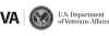 A black and white logo for the us department of veterans affairs