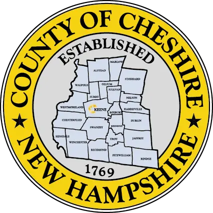 The seal of the county of cheshire in new hampshire