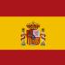 A yellow and red flag with a coat of arms on it