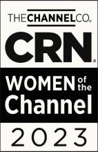 The logo for the channel co women of the channel 2023