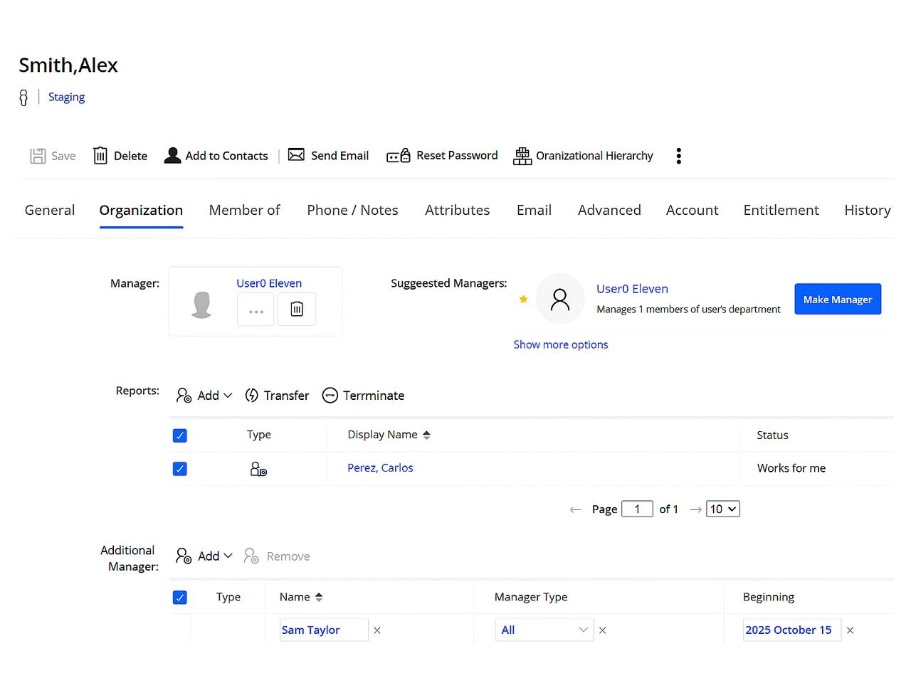 Provisioning e deprovisioning automatizzati