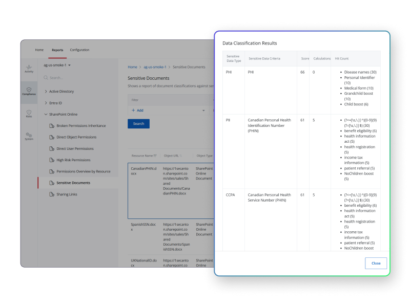Discover and protect sensitive data