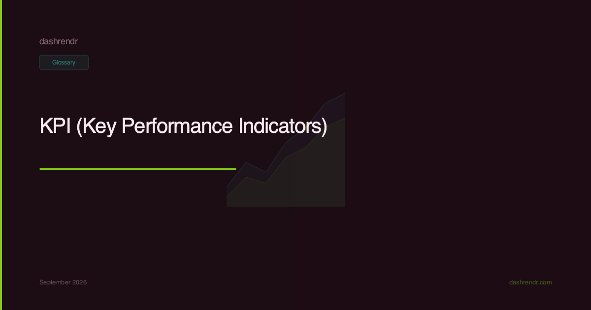 KPI (Indicadores Clave de Rendimiento)