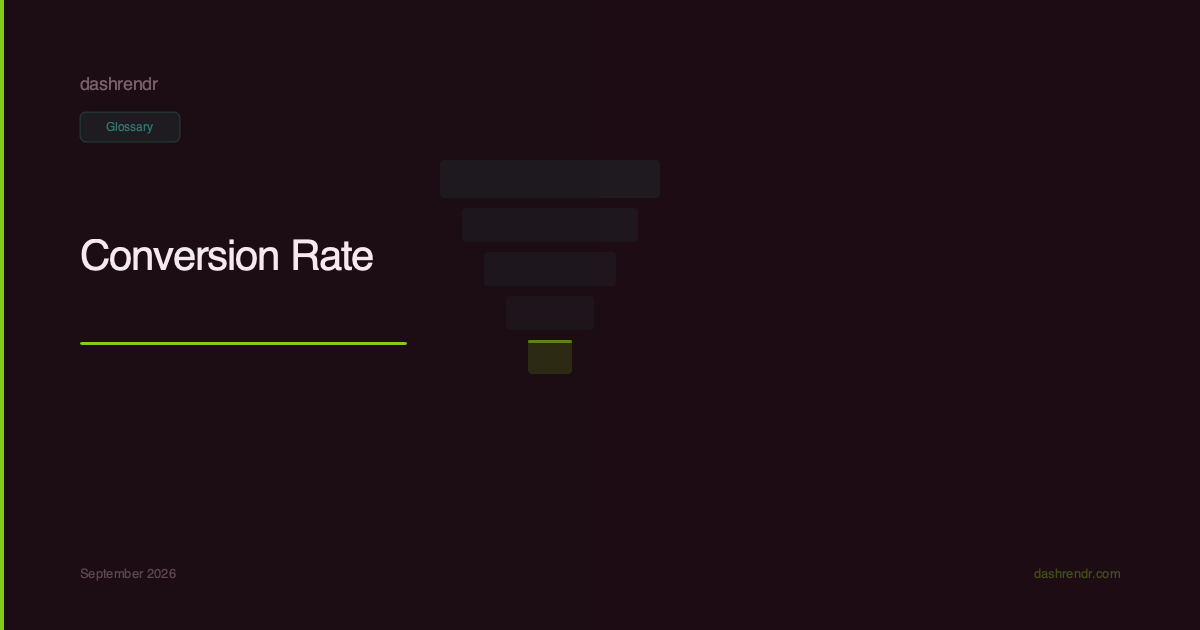 Conversion Rate