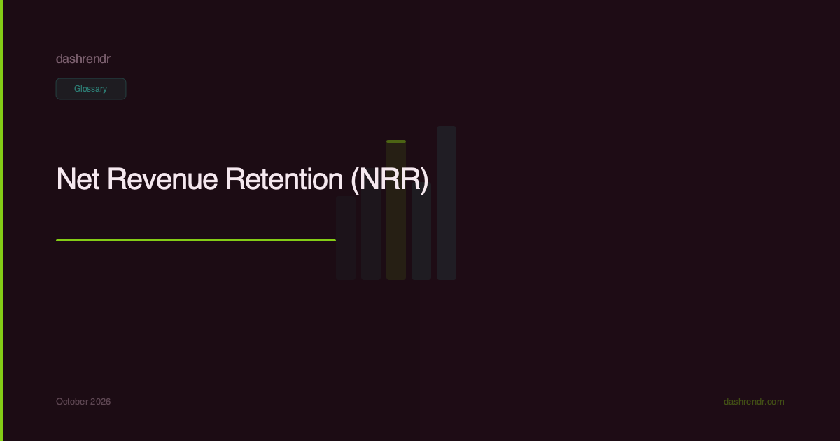 Net Revenue Retention (NRR)