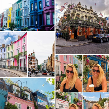 Fotos do bairro de Notting Hill em Londres