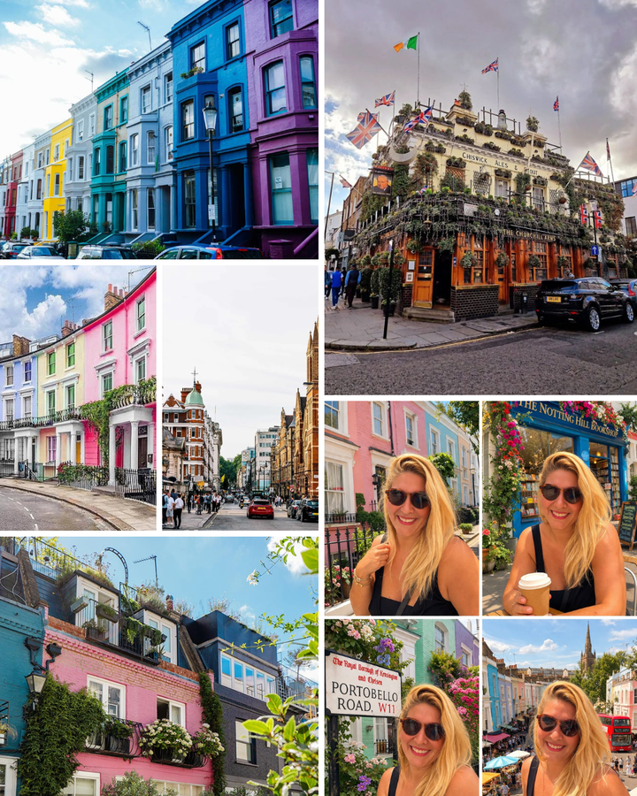 Fotos do bairro de Notting Hill em Londres