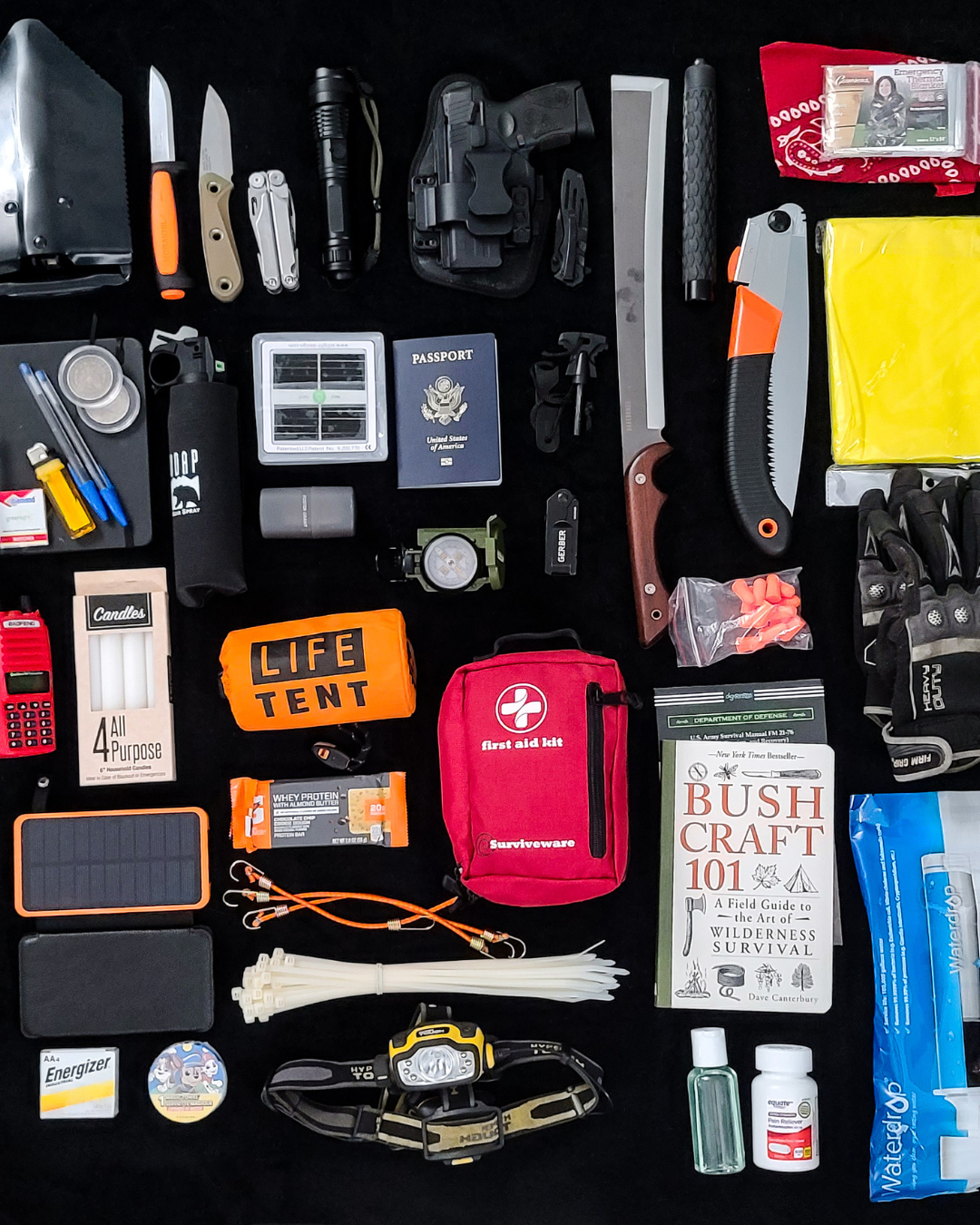 Kit de emergencia para 72h