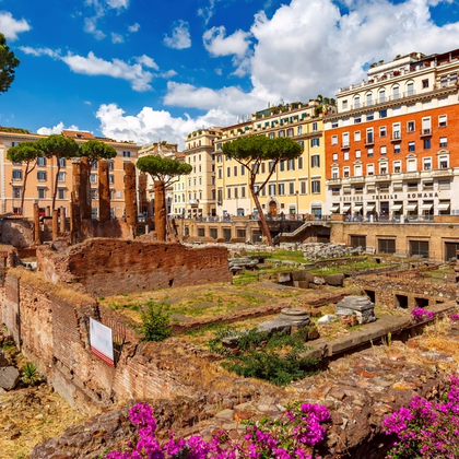Largo di Torre Argentina em Roma