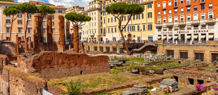 Largo di Torre Argentina em Roma