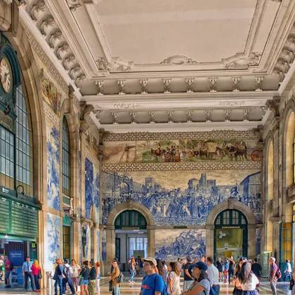 Interior da Estação de São Bento