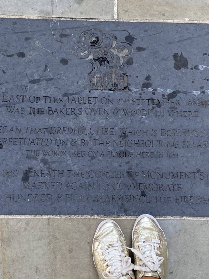 Monument e o Grande Incêndio de Londres