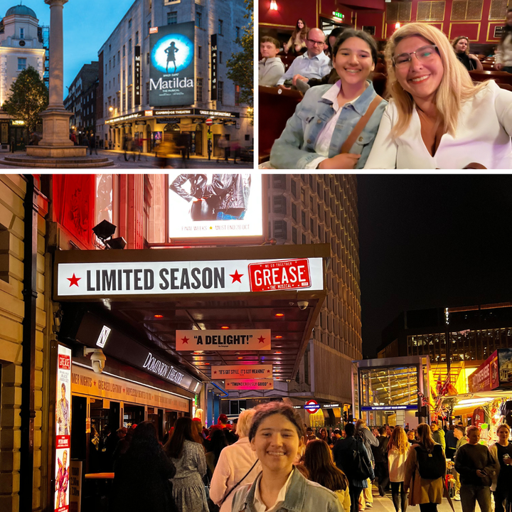 Assistimos a Peça de Teatro Grease e Matilda em Londres