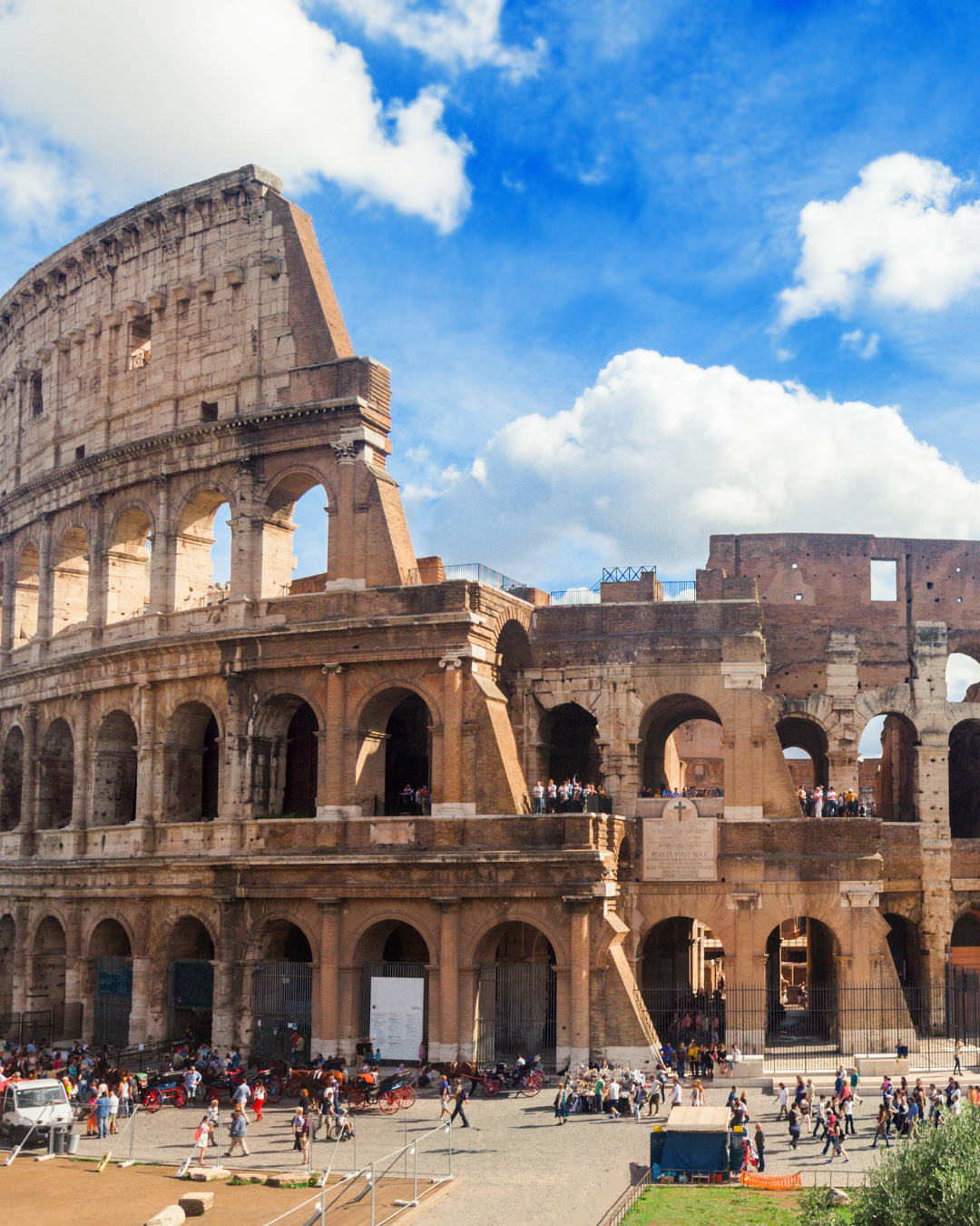 Fachada do Coliseu em Roma
