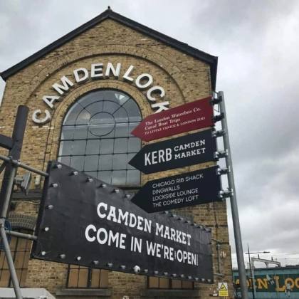 Camden Town em Londres - Mercados de Comida de Rua