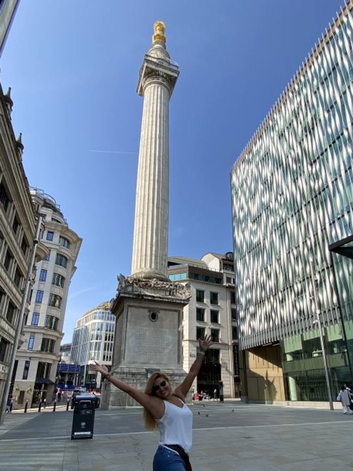 Monument e o Grande Incêndio de Londres