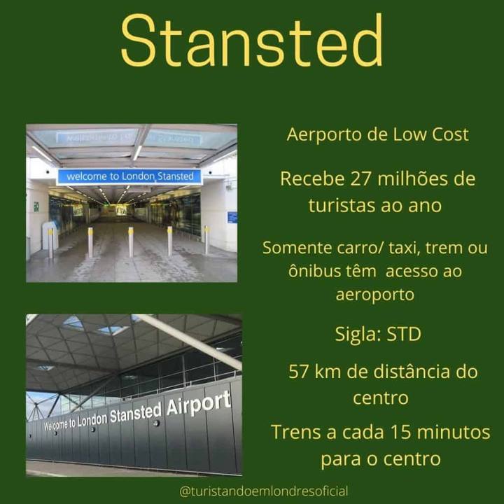 Informações Sobre o Aeroporto de Stansted