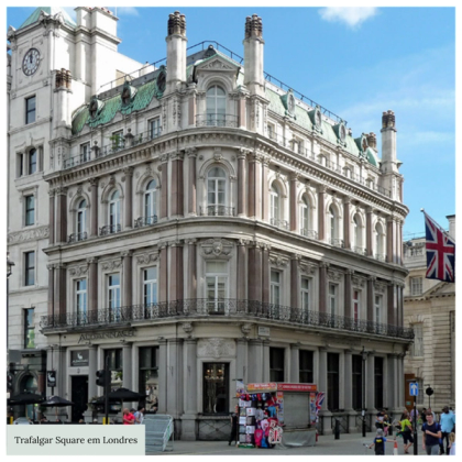 Trafalgar Square a Famosa Praça dos Leões em Londres — foto 6