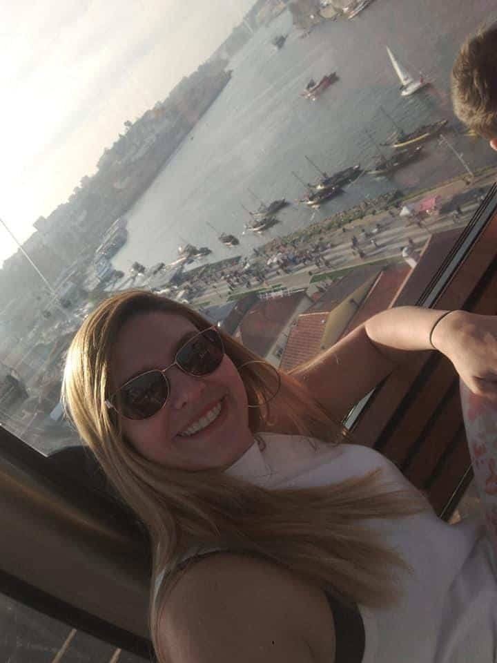 Dentro do Teleférico