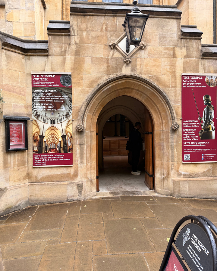 Temple Church, em Londres - A Igreja dos Cavaleiros Templários