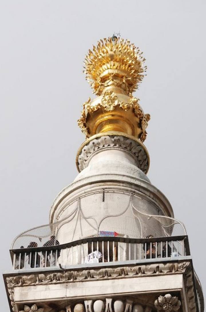 Monument e o Grande Incêndio de Londres