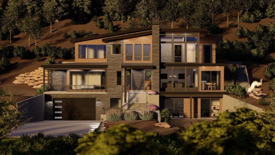 Harris Way's stepped massing keyed into the Benloch Ranch hillside