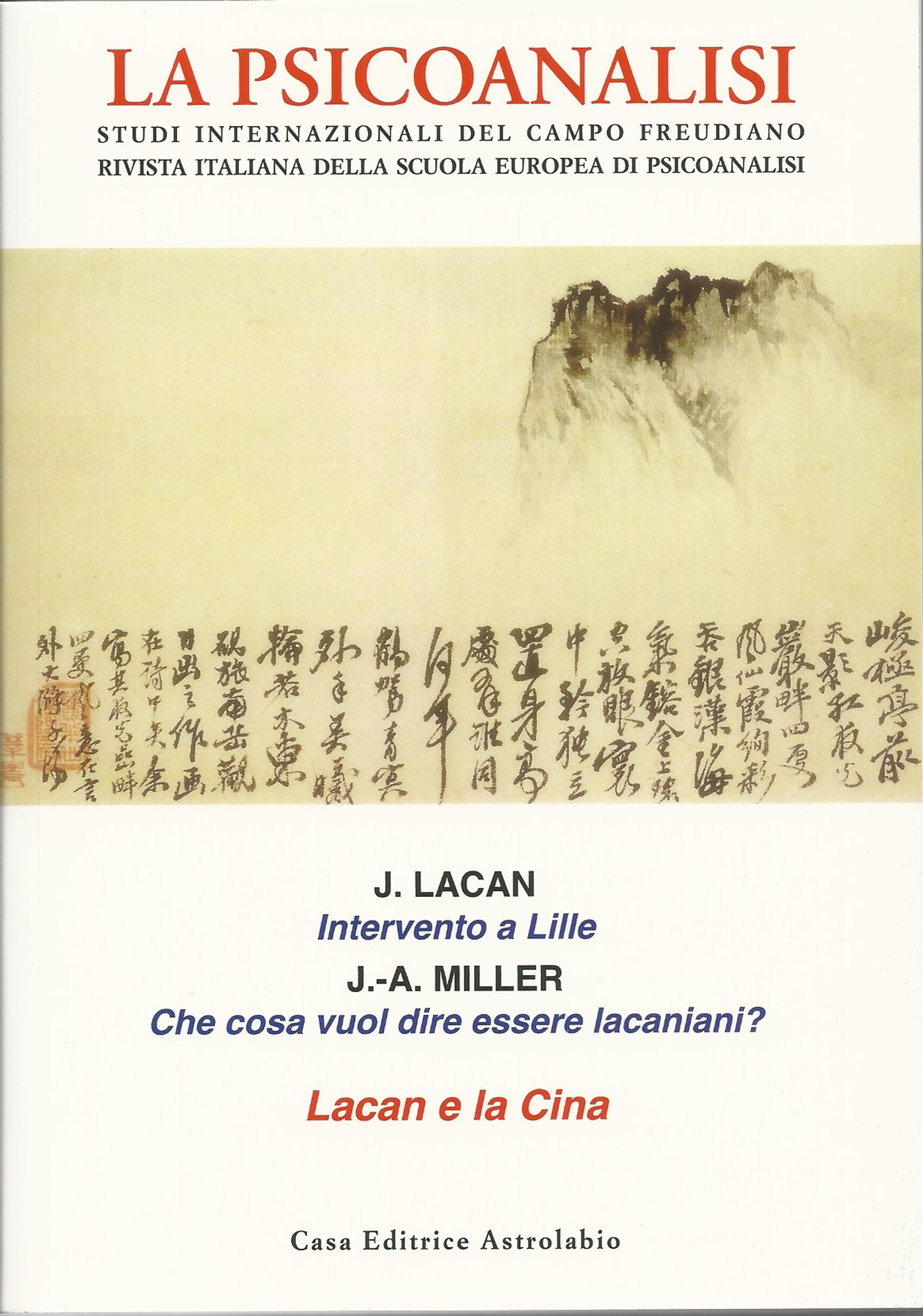 La Psicoanalisi - Lacan e la Cina