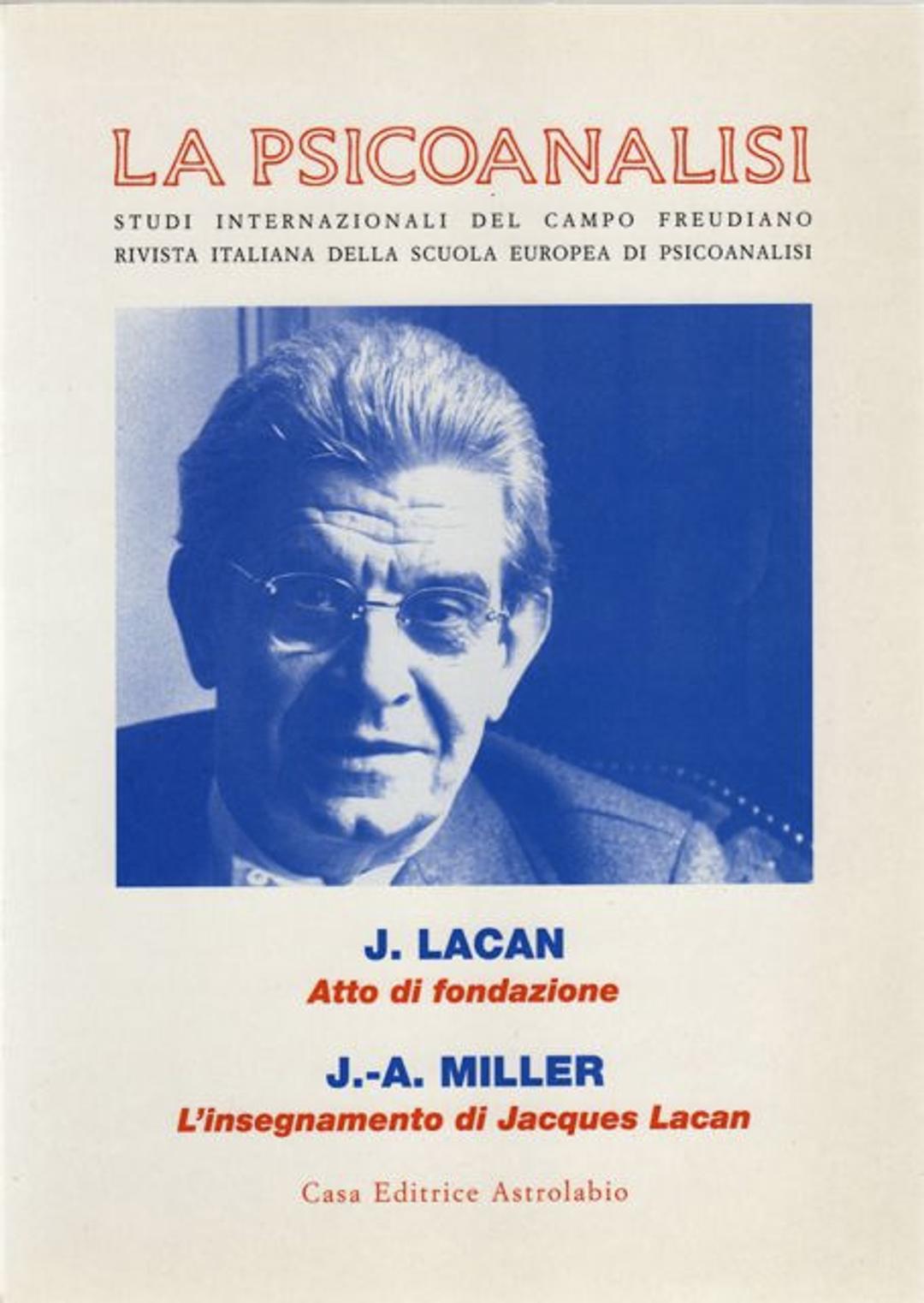 La Psicoanalisi - Atto di fondazione