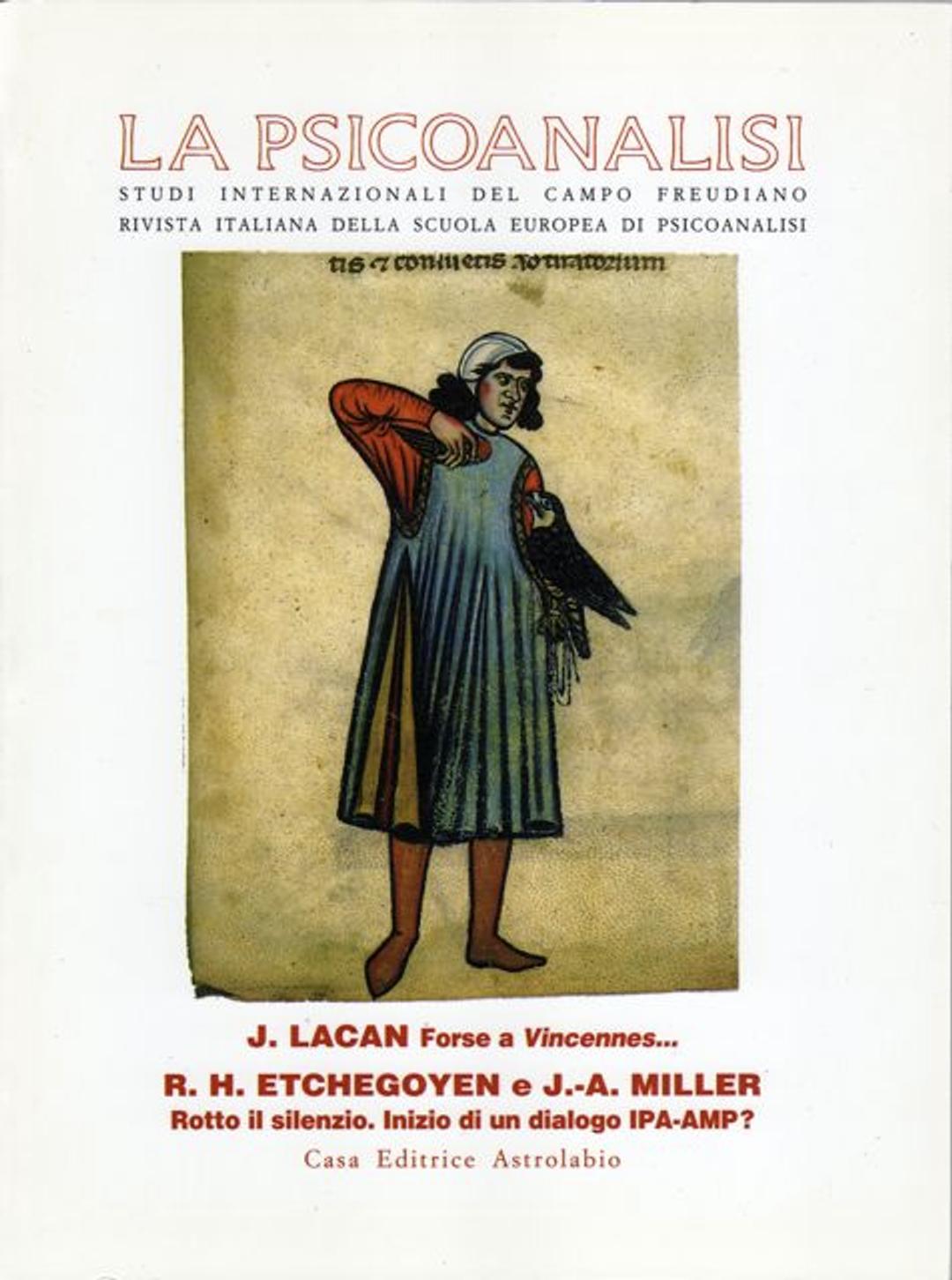 La Psicoanalisi - Forse a Vincennes - Sull’insegnamento e Seminari dell'Istituto freudiano