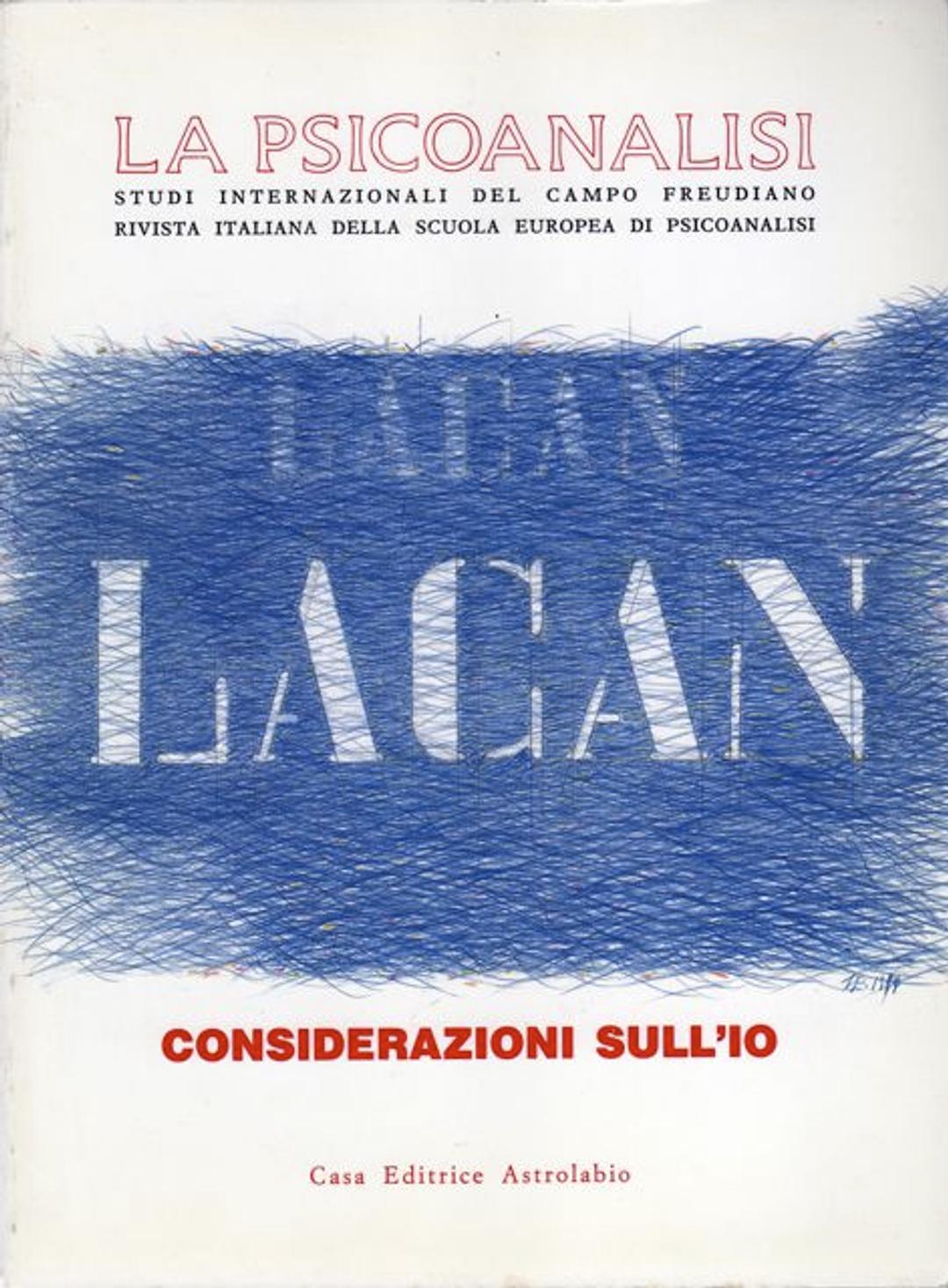 La Psicoanalisi - Considerazioni sull’io