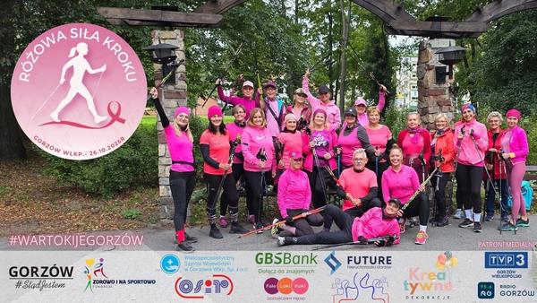 Różowa Siła Kroku – Rajd Nordic Walking dla Zdrowia i Solidarności