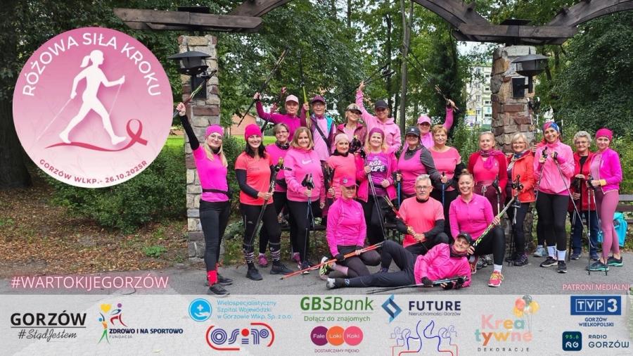 Różowa Siła Kroku – Rajd Nordic Walking dla Zdrowia i Solidarności