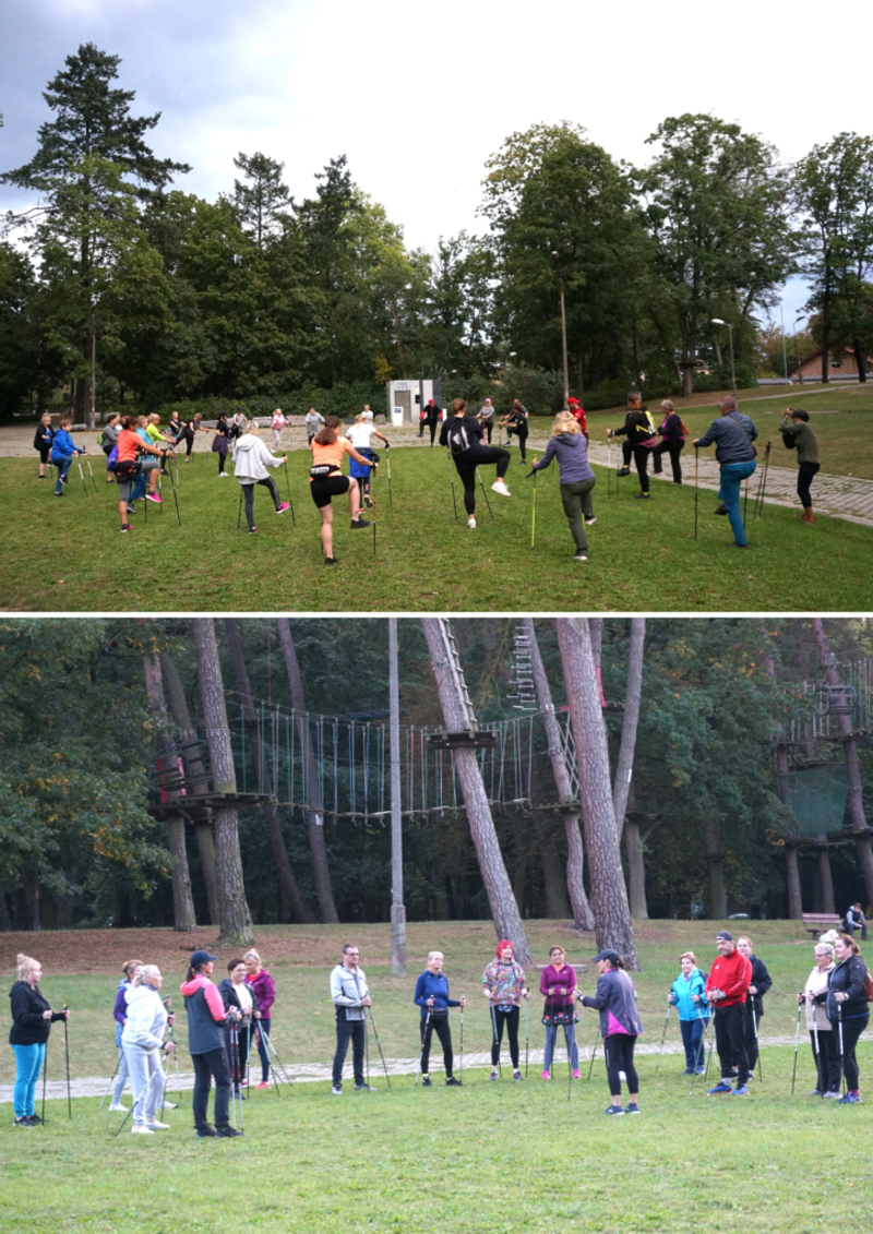 Plakat zajęć Nordic Walking