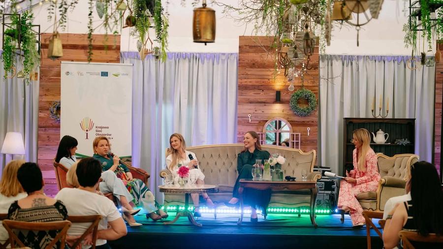 Prezes Fundacji Zdrowo i na Sportowo na konferencji „Liderki z sąsiedztwa”