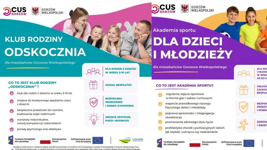 Ruszają bezpłatne zajęcia dla dzieci, młodzieży i rodzin w Gorzowie Wielkopolskim