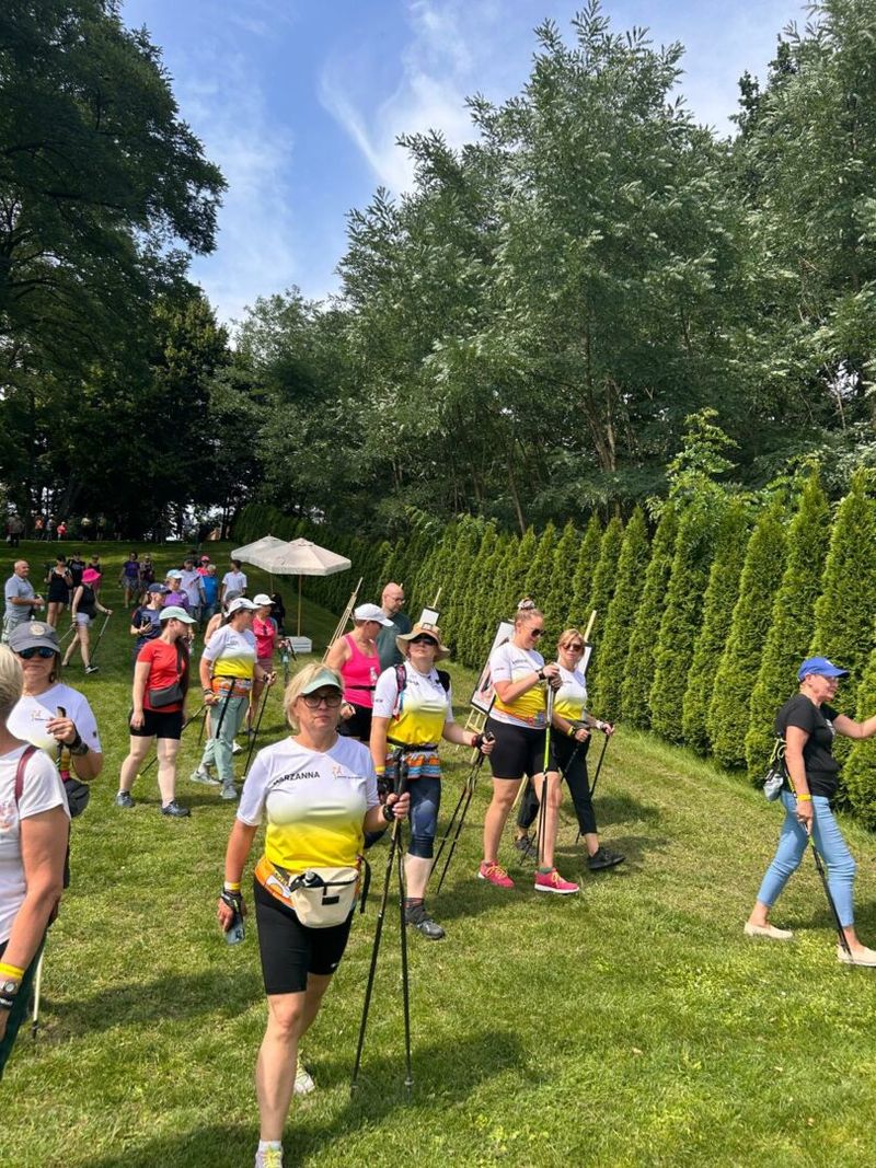 II Rajd Nordic Walking trasą Nadodrzańskich Winnic w Górzykowie