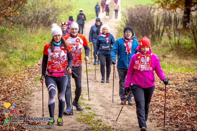 Rajd Nordic Walking z okazji Święta Niepodległości