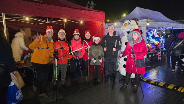 I Mikołajkowy marsz Nordic Walking w Drezdenku