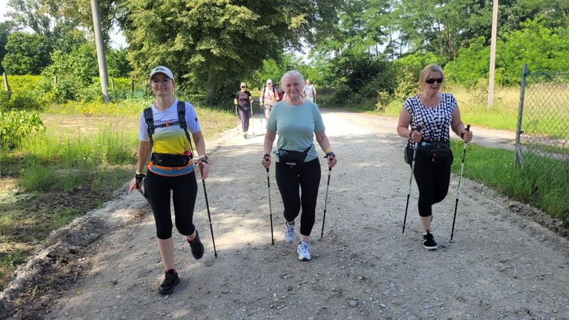 II Rajd Nordic Walking trasą Nadodrzańskich Winnic w Górzykowie