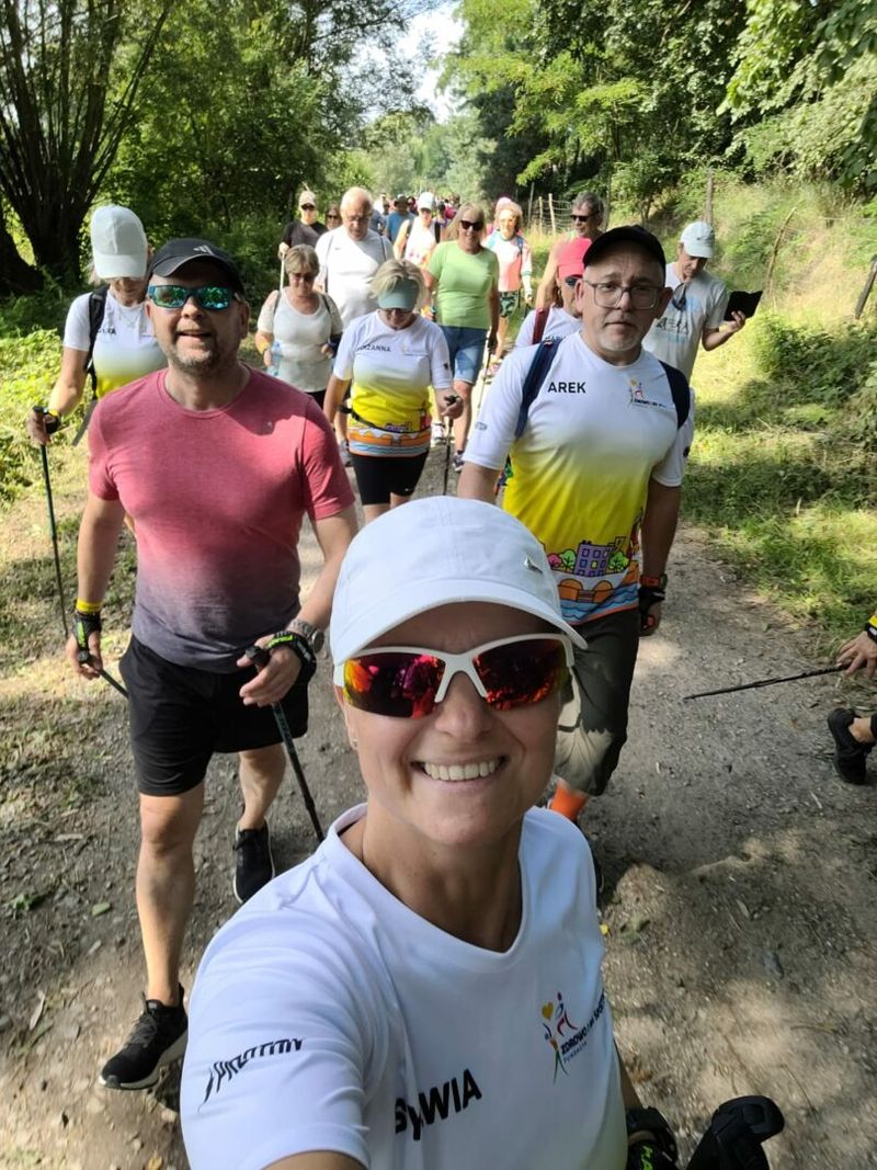 II Rajd Nordic Walking trasą Nadodrzańskich Winnic w Górzykowie